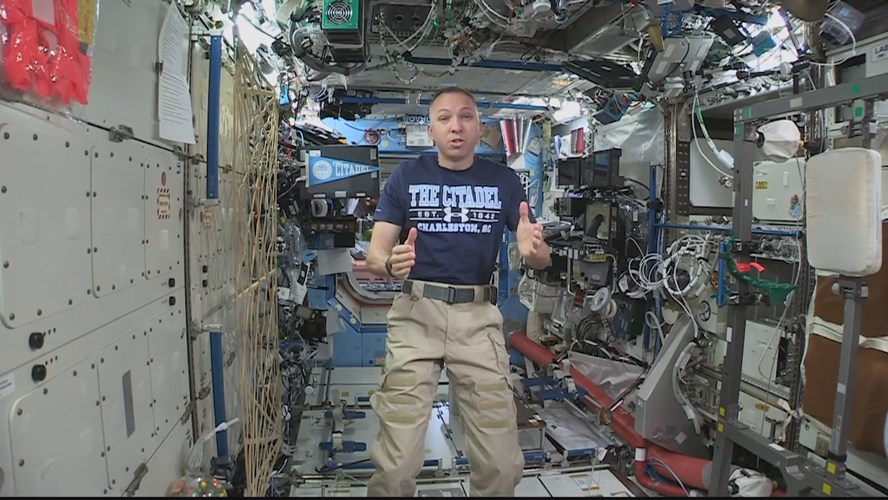 NASA Space Station Commander Talks to South Carolina Students
