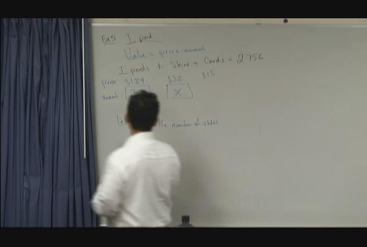 CRC Encore Class - Algebra