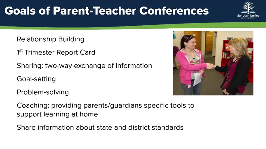 San Juan USD: Preparing for Parent-Teacher Conferences