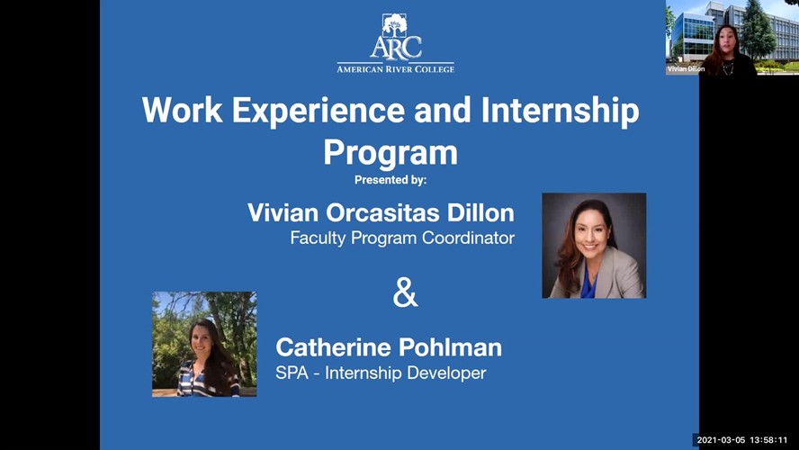 Los Rios (ARC) ARC Work Experience and Internship Program